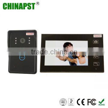 2.4Ghz 7'' TFT LCD screen Wireless Video Door Phone with Touch Key Video Entrance Door Phone PST-WVD07T