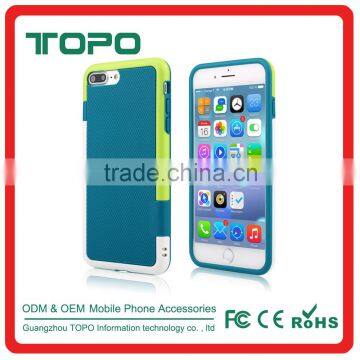  express hit color hard PC soft TPU colorful plastic Cell back phone cover for iphone 7 plus case