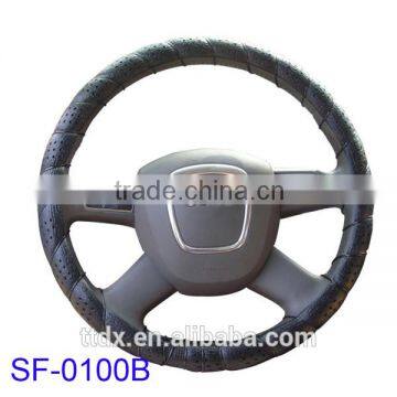 Heated Design Your leather sewing steering wheel cover