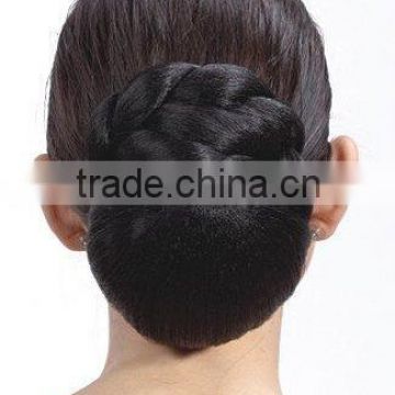 Fashion chignon, hair piece dome, burger bun hairpieces fake