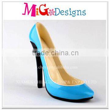 Wholesale Wine Tools Wine Rack Blue Shoe Design Resin Gift