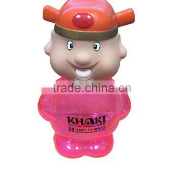 Custom Vinyl Mammon Figure Money Box,Clear Plastic Mammon Toy