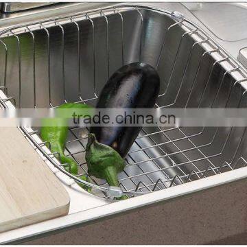 2014 New Stainless Steel Kitchen Storage Sink Basket