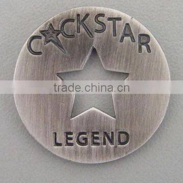 metal coin ,metal tag ,embossed label ,engraved sticker,chrome label