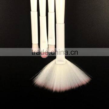 Private label fan make up brushes with soft material