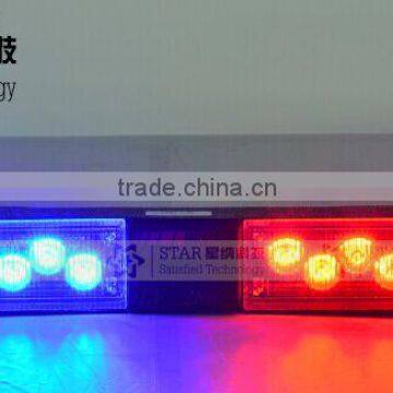 1W*16 LED emergency strobe visor lightbar