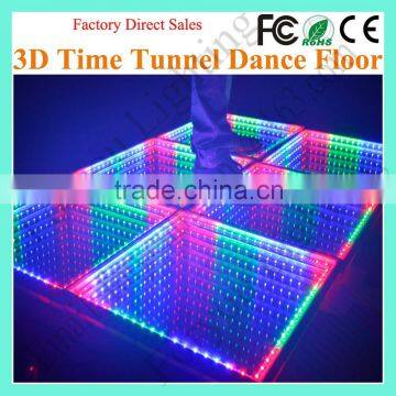 KTV Bar Wedding Night Club Party Tempered Glass Mirror Magic RGB Colorful 3D LED DanceFloor Light