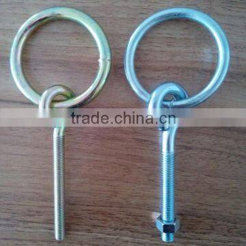 Electric galvanized carbon steel eye bolt /screw