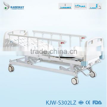 3 crank manual home care hospital cheap metal beds for sale