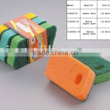 sponge scouring pad