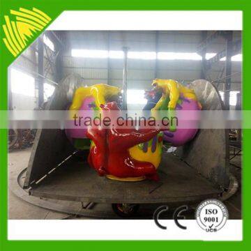 Portable Cup Rides Amusement Animal Bear Coffee Cup Rides With Trailer