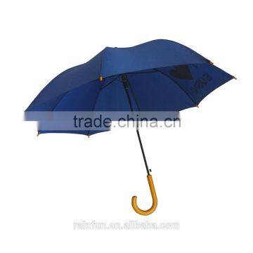 Long Logo Straight Long Handle Umbrella
