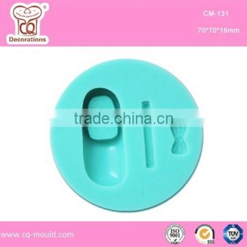 Food Grade Cupcake Chocolate Shoe silicone gumpaste mold