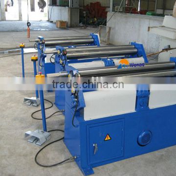 W11 mechanical 3-rollers symmetrical plate rolling machine