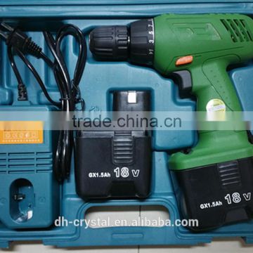 9.6V/12V/14.4V/18Vcharging cordless drill, 10mm smart cordless drill