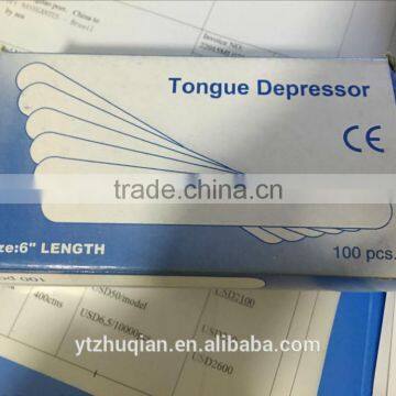 China Dental Products Disposable Medical Sterile Birch Wooden Tongue Depressor photo-4