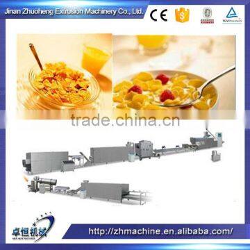 Automatic Puffing Wheat Flour Extrusioncorn flakes machine Process Line