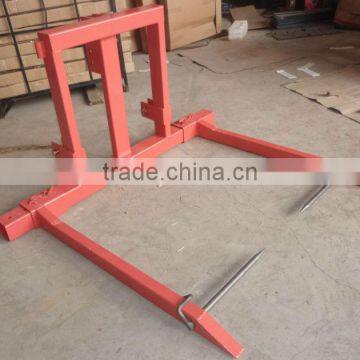 1000 kgs Adjustable Feed Out Fork / Hay Moving Equip / Hay Handling Equip