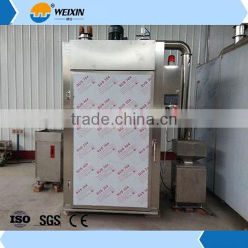 Commercial meat processing equipment meat smoking machine with 2 trolleys