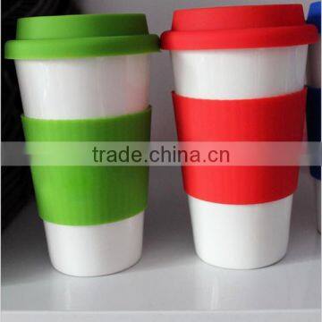 New selling eco-friendly reusable silicone coffee cup lids