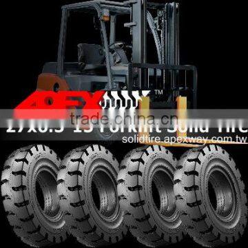 27x6.5-15 Forklift Solid Tire