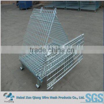 Storage Folding Roll Logistics Push Trolley Container Cart photo-4
