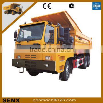 China 50 ton tire mining truck for sale ,suitable for harsh mining application