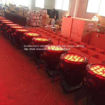2016 World Musical Instrument Korea Dmx Professional 18pcs 12w 4 In1 Waterproof PAR Light photo-4