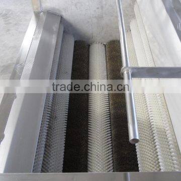 Gold Supplier Steel Wire Brush Roller Type Cassava Washing Peeling Machine photo-2