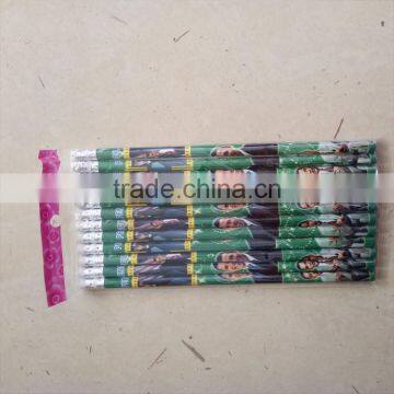 Black Lead Wholesale Wooden Pencil With Eraser photo-6