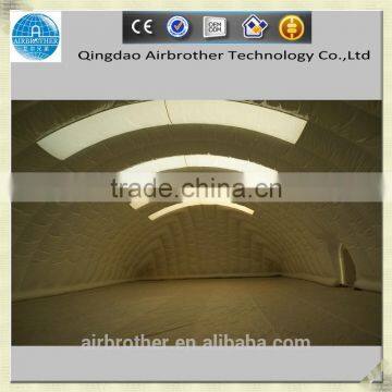 Dismountable outdoor inflatable membrane architecture tennis hall