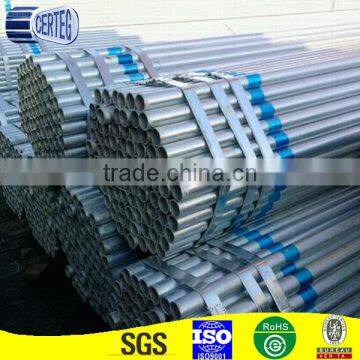 Galvanized steel pipe/HDG Welded round steel tube for irrigation