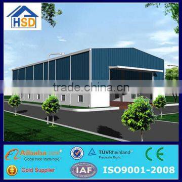 Pre-engineered Metal Factory Plant Steel Fabrication Workshop Layout photo-6
