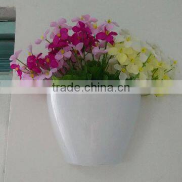 Home garden decor wall hanging flower pot plastic hanging planter