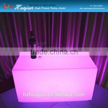 coffee led table light/commercial/hotel/party led table