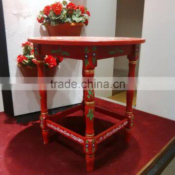 Child Small Table Solid Wood Round Table photo-2