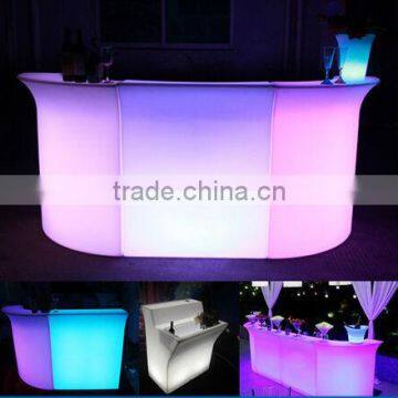 Illuminated Plastic Rechargeable LI Battery Operated Led Bar Counter photo-6