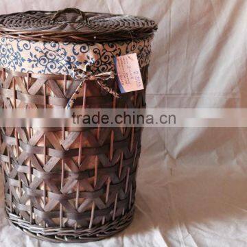 2016 Black rectangular wicker Laundry Basket