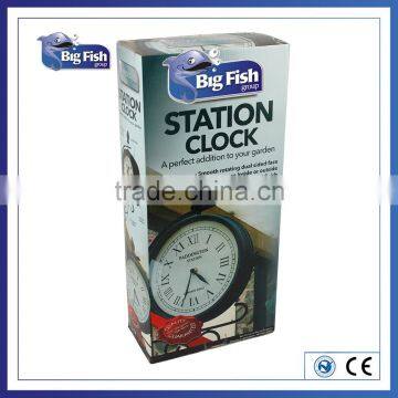 Decoration Decorative Garden Clock /double Side Wall Garden Clock /out Door Wall Garden Clock photo-2