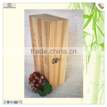 Solid Lock Font Engraved Valued Wine Case Box photo-3