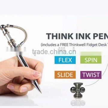 Cheap Factory Wholesale Think Ink Pen, Pressure Release Toy Magnetic Metal Fidget Pen photo-5