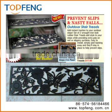 non-slip outdoor rubber stair tread