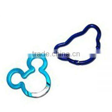 bear head shape aluminum carabiner