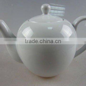 Stock white porcelain tea coffee pot