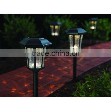 4pk Diecast Aluminum Solar Path Light Outdoor LED Landscape Lawn Garden Lamp -140 mm photo-3