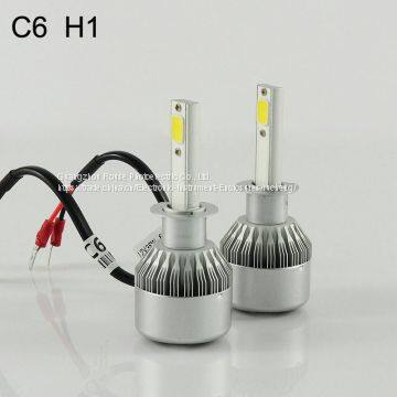 led headlight C6 h1 cob 30W/Bulb 60W/Set  6400lm/set LED Headlight Bulbs Hi/Lo led car headlight headlamp
