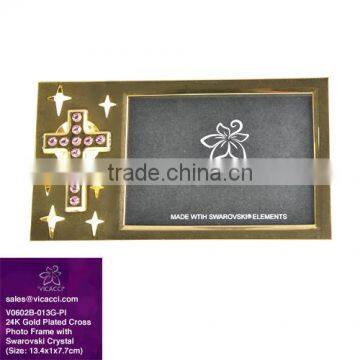 Special Price Enchanting Gold Plated Metal Photo Frame