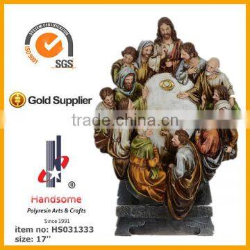 16 Inch Resin Religious Craft Last Supper Sculpture For Home Decoration photo-5