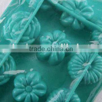 Rectangular Flower Design Silicone Ice Cube Mold/ Ice Cube Tray photo-3