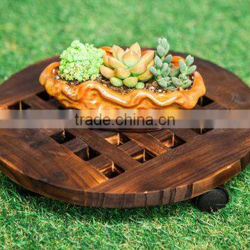 Burning Wood Flower-stand Restoring Ancient Ways photo-4